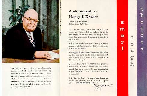 a statement by Henry J.Kaiser